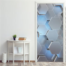 Load image into Gallery viewer, 3D Door Decoration Wallpaper Modern Design Door Sticker Self-adhesive Waterproof Poster Home Door Renew Mural Decal deur sticker
