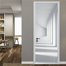 Load image into Gallery viewer, 3D Door Decoration Wallpaper Modern Design Door Sticker Self-adhesive Waterproof Poster Home Door Renew Mural Decal deur sticker
