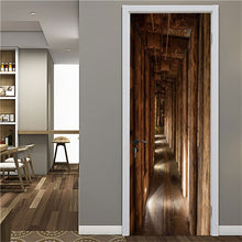 Load image into Gallery viewer, 3D Door Decoration Wallpaper Modern Design Door Sticker Self-adhesive Waterproof Poster Home Door Renew Mural Decal deur sticker
