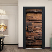 Load image into Gallery viewer, 3D Door Decoration Wallpaper Modern Design Door Sticker Self-adhesive Waterproof Poster Home Door Renew Mural Decal deur sticker
