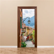 Load image into Gallery viewer, 3D Door Decoration Wallpaper Modern Design Door Sticker Self-adhesive Waterproof Poster Home Door Renew Mural Decal deur sticker
