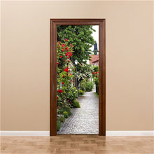 Load image into Gallery viewer, 3D Door Decoration Wallpaper Modern Design Door Sticker Self-adhesive Waterproof Poster Home Door Renew Mural Decal deur sticker
