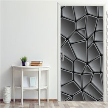 Load image into Gallery viewer, 3D Door Decoration Wallpaper Modern Design Door Sticker Self-adhesive Waterproof Poster Home Door Renew Mural Decal deur sticker
