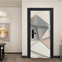 Load image into Gallery viewer, 3D Door Decoration Wallpaper Modern Design Door Sticker Self-adhesive Waterproof Poster Home Door Renew Mural Decal deur sticker
