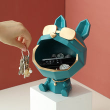 Load image into Gallery viewer, Cool dog Figurine big mouth dog storage box home decoration ornamental resin art sculpture figurines home decor gift decorative
