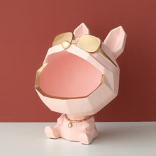 Load image into Gallery viewer, Cool dog Figurine big mouth dog storage box home decoration ornamental resin art sculpture figurines home decor gift decorative
