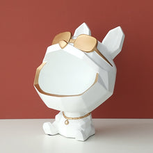 Load image into Gallery viewer, Cool dog Figurine big mouth dog storage box home decoration ornamental resin art sculpture figurines home decor gift decorative
