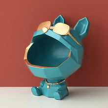 Load image into Gallery viewer, Cool dog Figurine big mouth dog storage box home decoration ornamental resin art sculpture figurines home decor gift decorative
