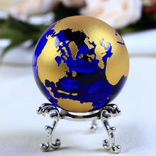 Load image into Gallery viewer, Geografia Globo Do Mapa Mundi Earth Globe 5 Inch Vintage Wooden Ornaments Dia World Globe Constellation Map
